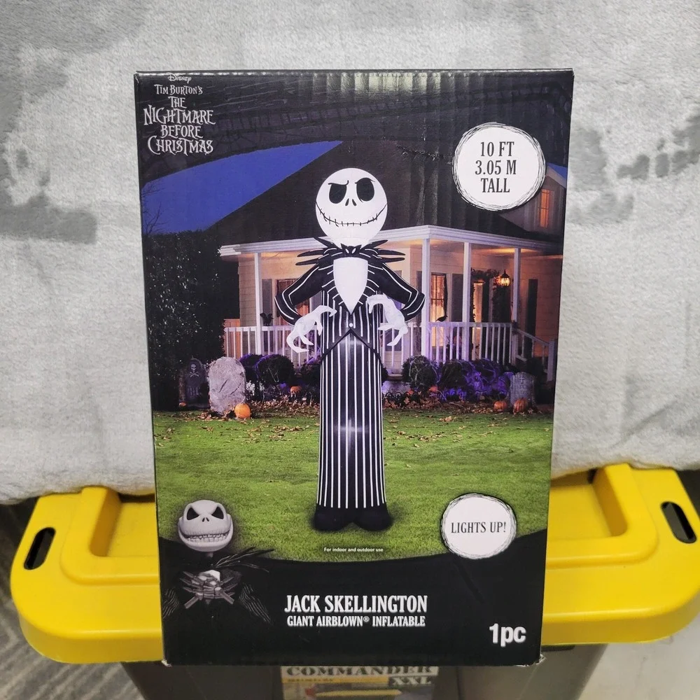 10FT Disney The Nightmare Before Christmas Jack Skellington Halloween Inflatable